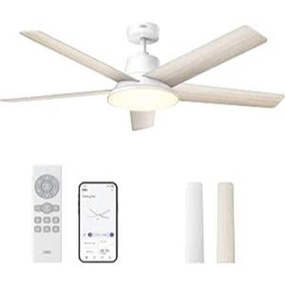 Dreo Smart Ceiling Fan with Lights and Remote