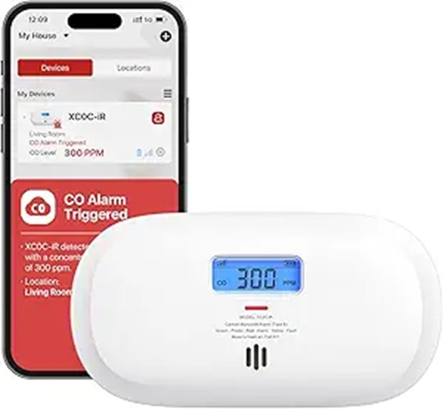 X-Sense Smart CO Detector with App Silence