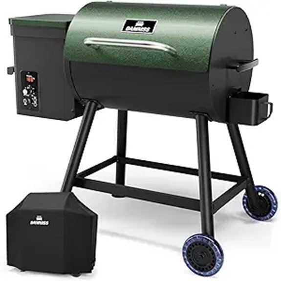 Electric Pellet Smoker Grill with Auto Feed & PID Control