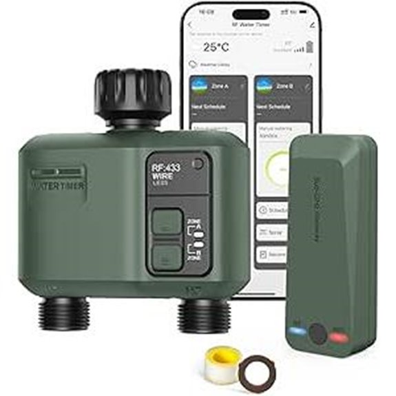 WiFi Water Timer for Garden Hose and Sprinklers
