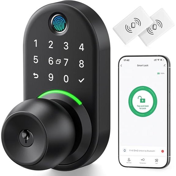 Yamiry Keyless Smart Door Lock with Handle