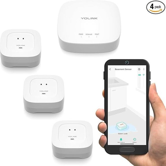 YoLink Smart Home Starter Kit with Leak Sensors