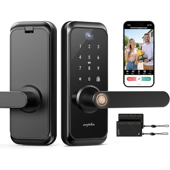 WiFi Smart Lock with Camera & Keyless Entry