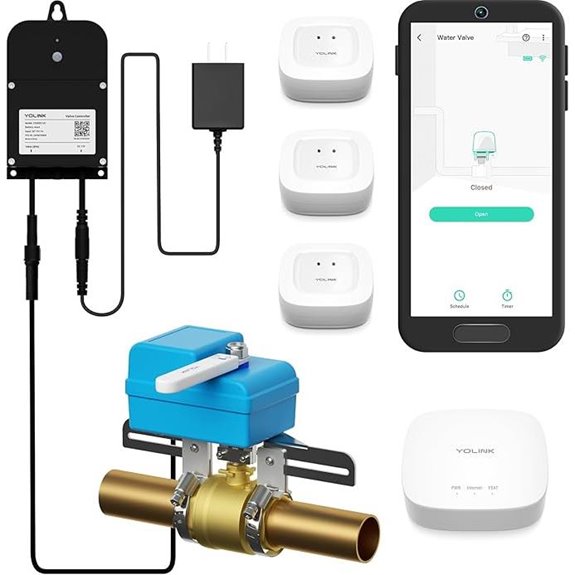 YoLink Water Leak Detection & Shut-Off Kit