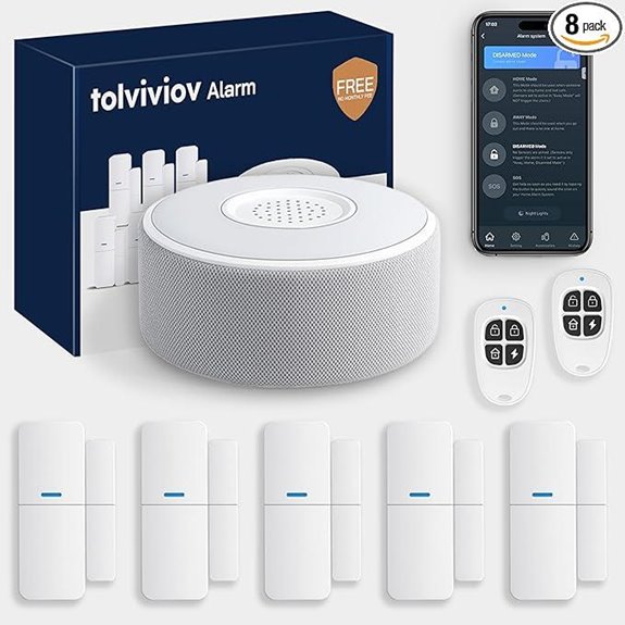 Tolviviov WiFi Smart Door/Window Alarm Kit