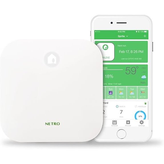Netro WiFi Smart Sprinkler Controller (6 Zones)