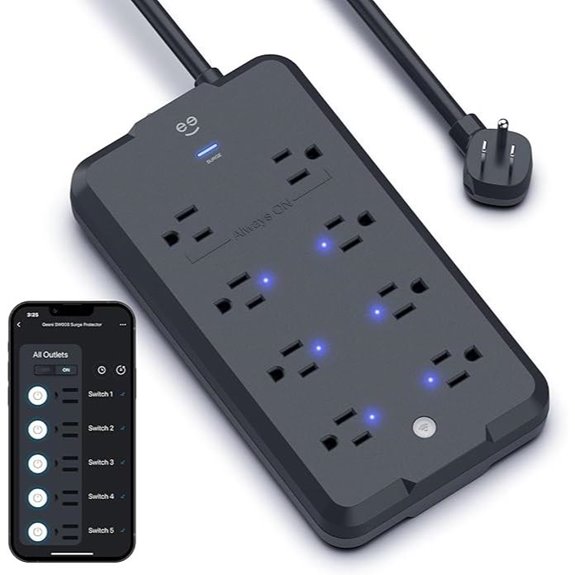 Geeni Surge Ultra WiFi Surge Protector with Voice Control