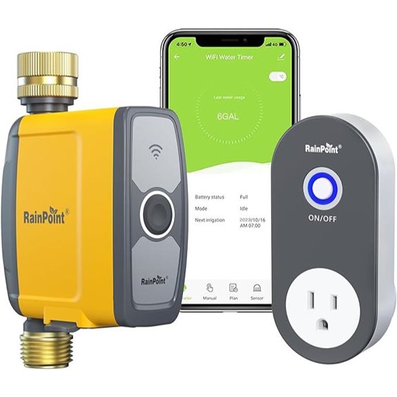 RAINPOINT WiFi Water Timer with App & Voice Control