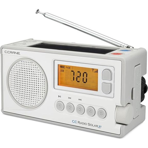 C. Crane CCRadio Solar with Bluetooth & Emergency Features