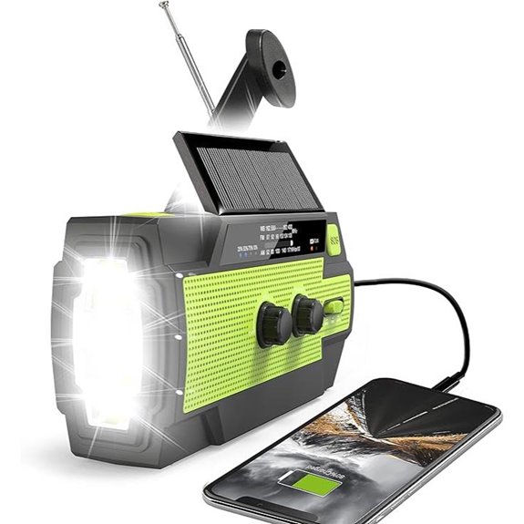 Emergency Weather Radio with Solar Power and SOS