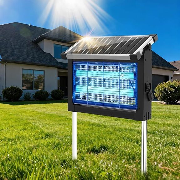 Solar Bug Zapper Outdoor with Solar Panel