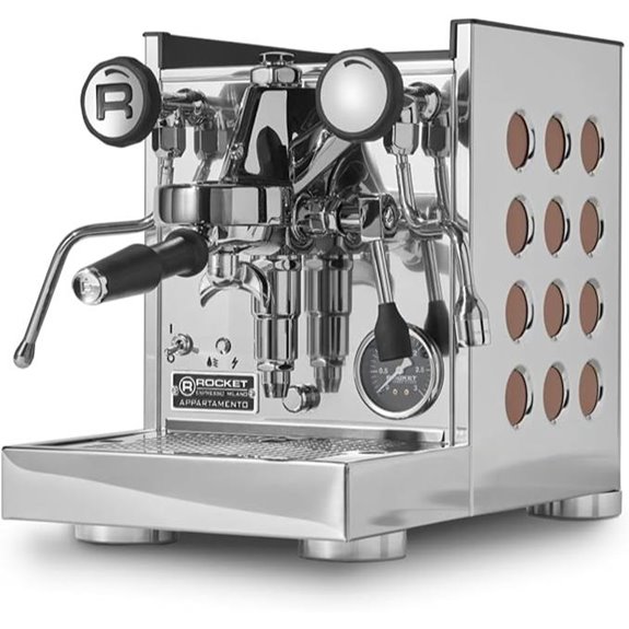 Rocket Espresso Appartamento TCA Espresso Machine (Stainless/Copper)