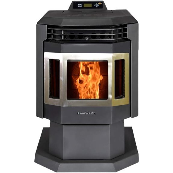 Comfortbilt HP21 Pedestal Pellet Stove (Stainless Steel)