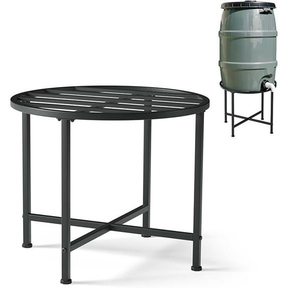 Heavy Duty Stainless Steel Rain Barrel Stand