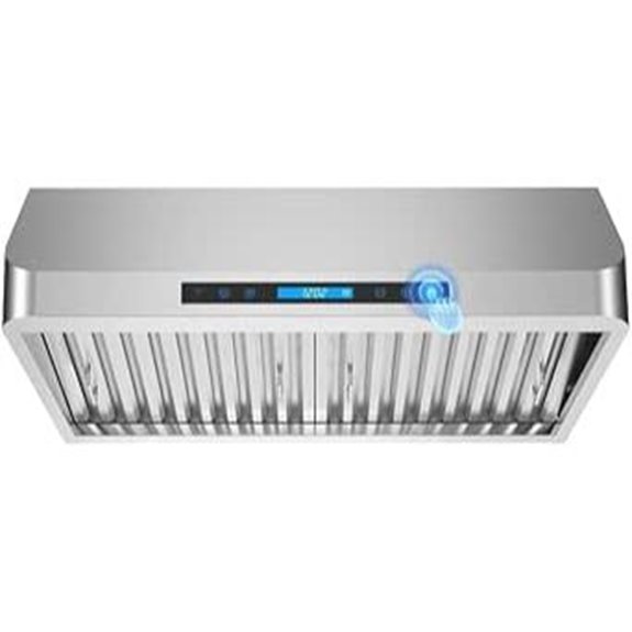 30-Inch Stainless Steel Range Hood with Touch Controls