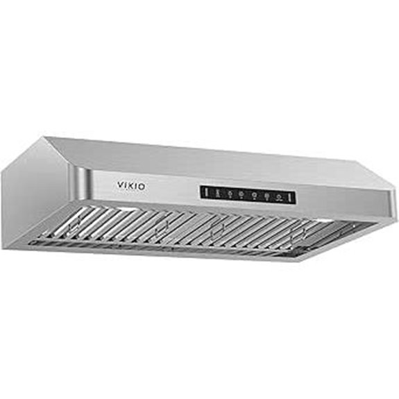 30-Inch Stainless Steel Range Hood with Touch Controls