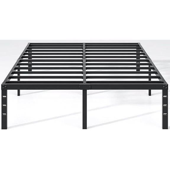 Metal Queen Bed Frame with Storage Easy Assembly