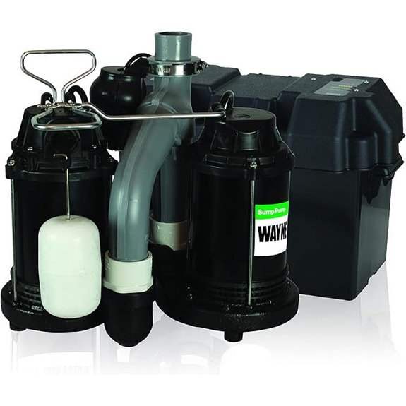 WAYNE 1/2 HP Sump Pump with Backup System