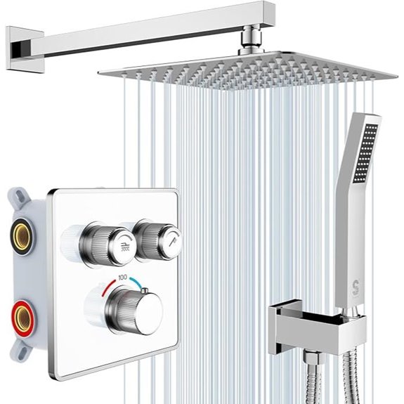 SR SUN RISE 100℉ Thermostatic Shower System