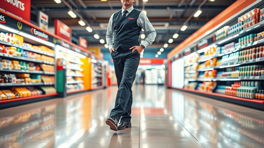 supportive shoes and posture