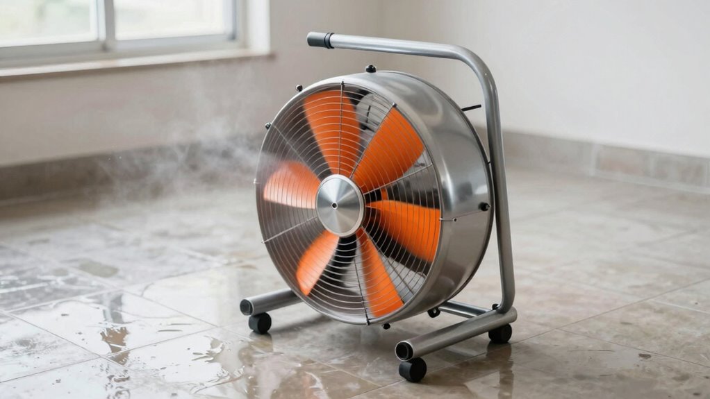 surface moisture still present