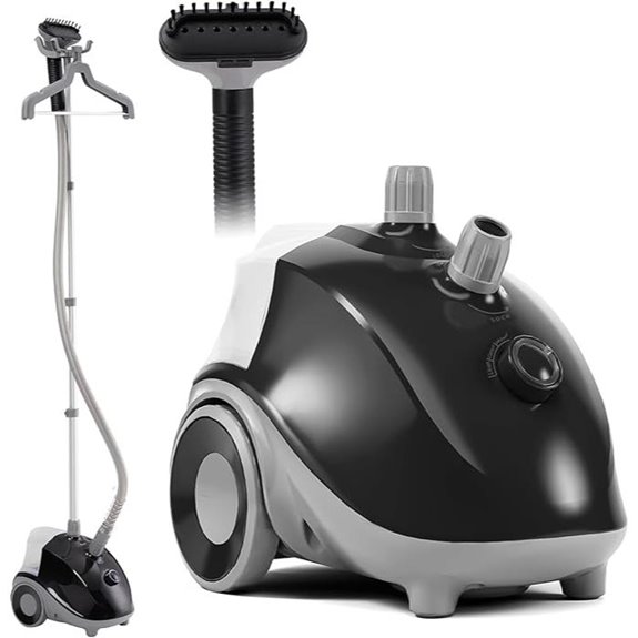 Sweetcrispy Standing Garment Steamer with 1.7L Water Tank