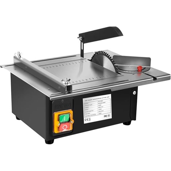 Woodworking Table Saw with Dust Port and 1200W