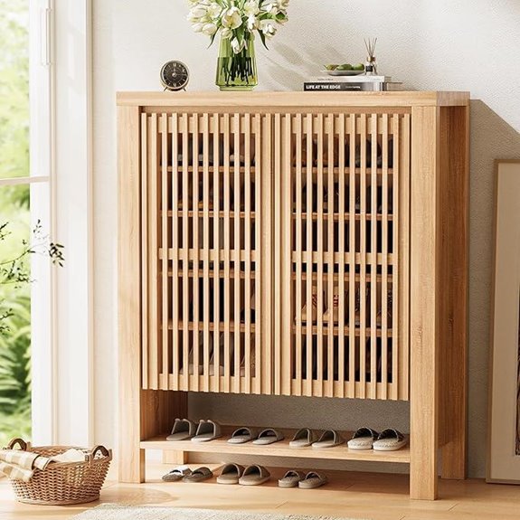 43 Tall 8-Tier Shoe Storage Cabinet