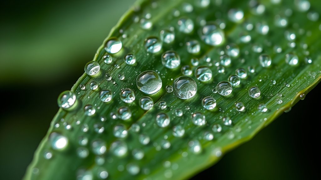 temperature affects dew formation