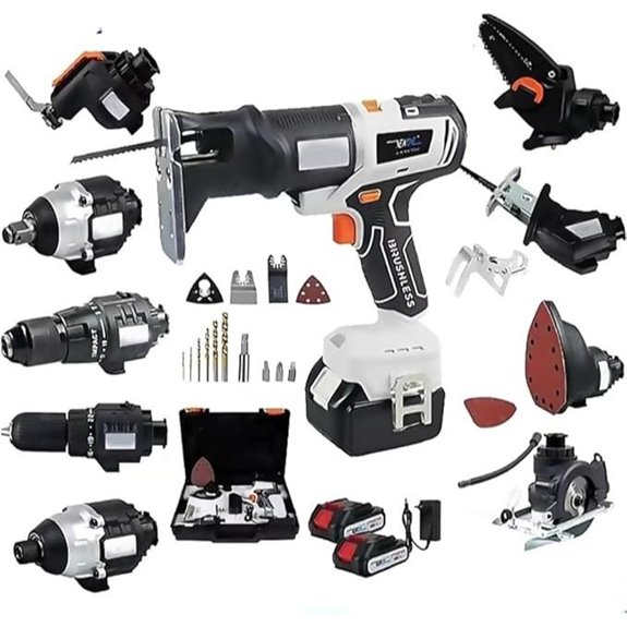 10-in-1 Cordless Power Tool Kit with Battery