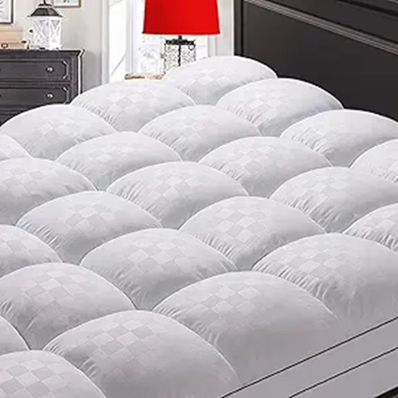 Extra Thick Queen Mattress Topper with Cooling Fill