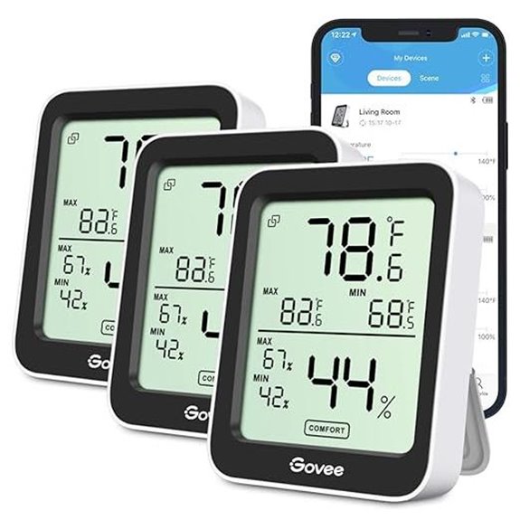 Govee Indoor Hygrometer Thermometer 3 Pack