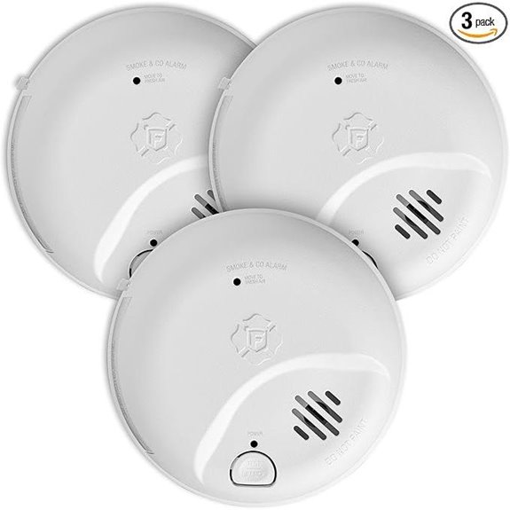 First Alert Interconnect Smoke & CO Alarm 3-Pack