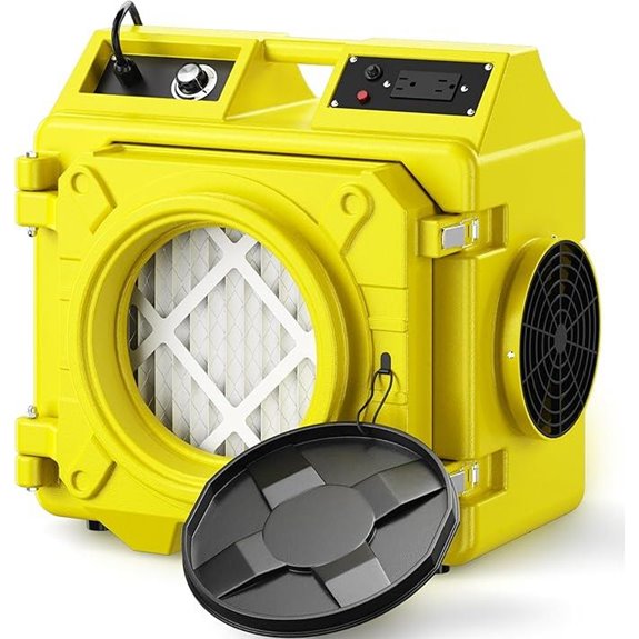 Industrial Air Scrubber with 3-Stage Filtration