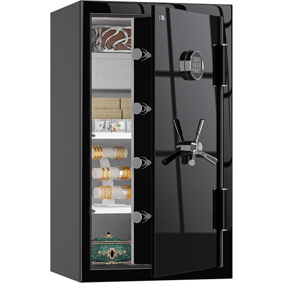 Tigerking Fireproof Safe with Digital Lock and Adjustable Shelves