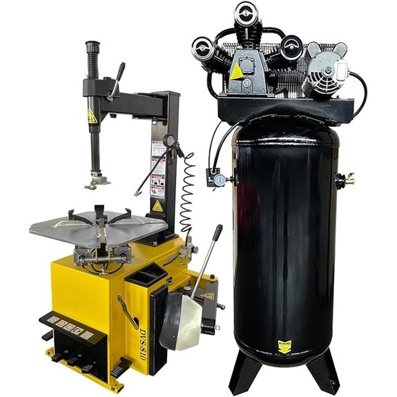 21 Tire Changer & 5HP Air Compressor with Tank