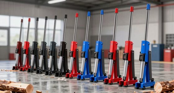 top electric log splitters