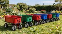 top heavy duty garden carts