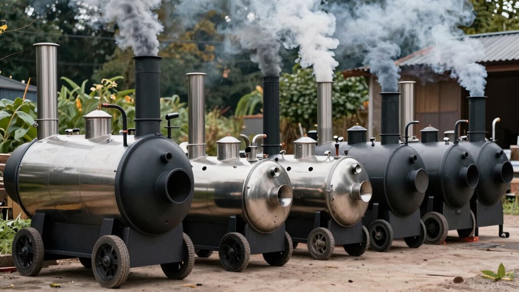 top heavy duty offset smokers