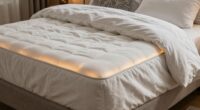 top king heated mattress pads