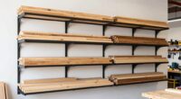 top lumber storage wall racks