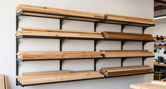 top lumber storage wall racks