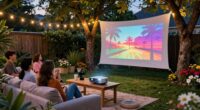 top outdoor movie projectors