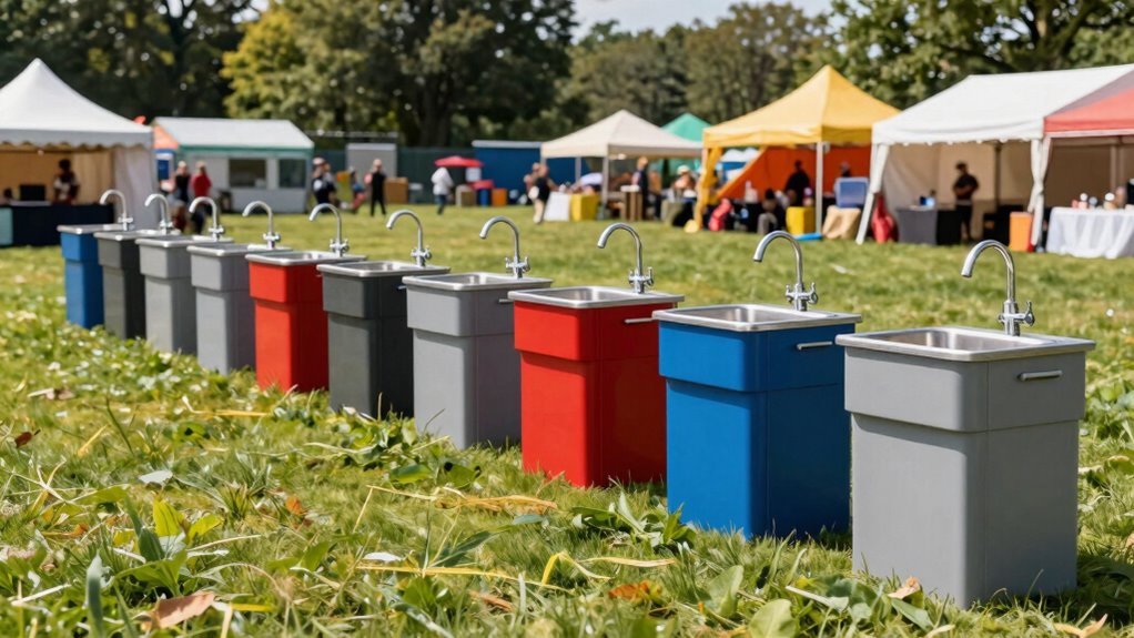 top portable outdoor sink stations