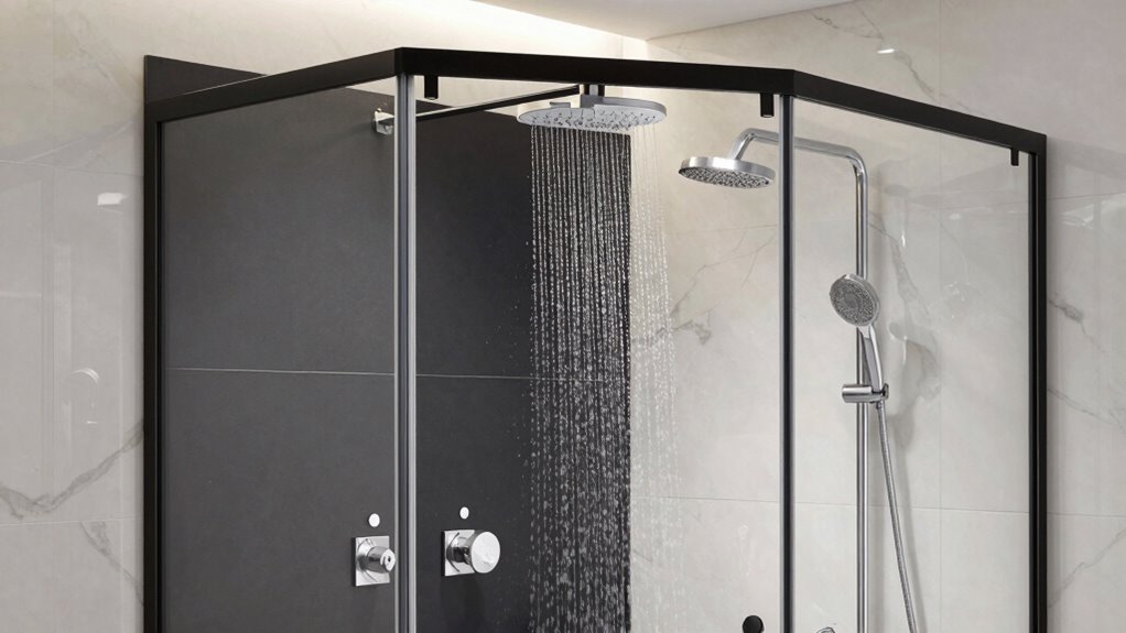 top shower panel systems