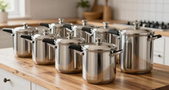 top stainless steel pressure canners