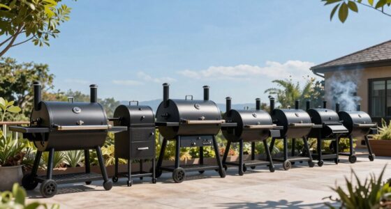 top vertical charcoal smokers