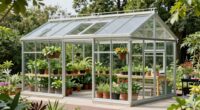 top walk in greenhouse kits