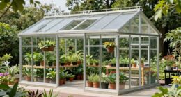 top walk in greenhouse kits