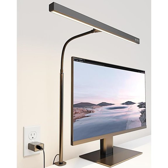 SUPERDANNY LED Desk Lamp with Touch Dimming
